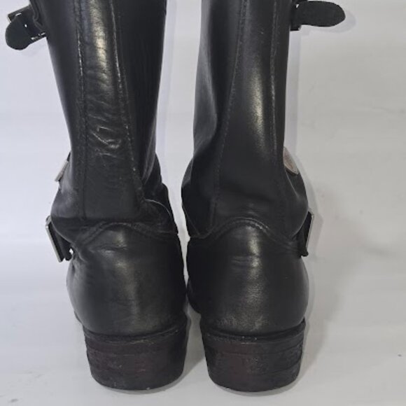 Mens Red Wing  Engineer Black Leather Motorcycle Riding Boots Size 10 1/2 D - Picture 3 of 5